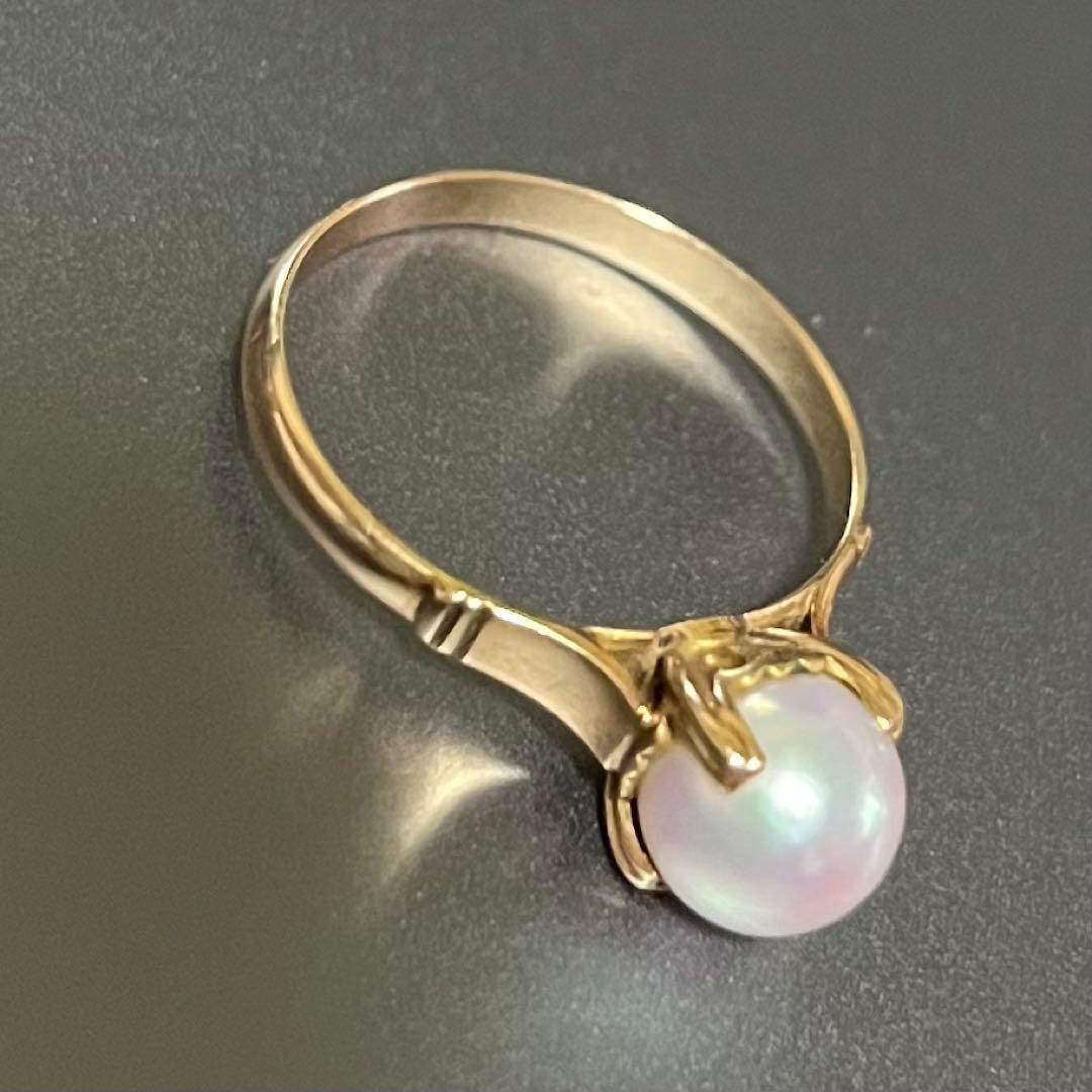 18金パールリング 吹田市で傷有のK18(18金)パールリングをお買取りしました！