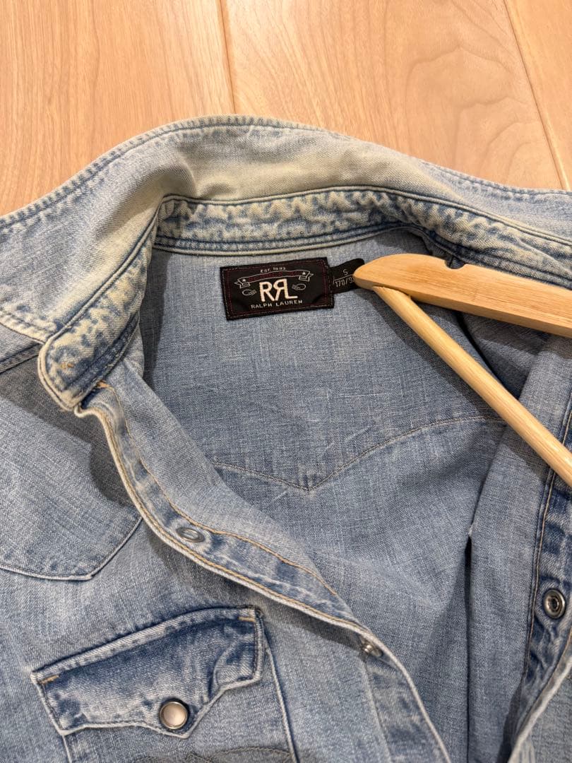 RRL デニムシャツ ライトブルー - メルカリ