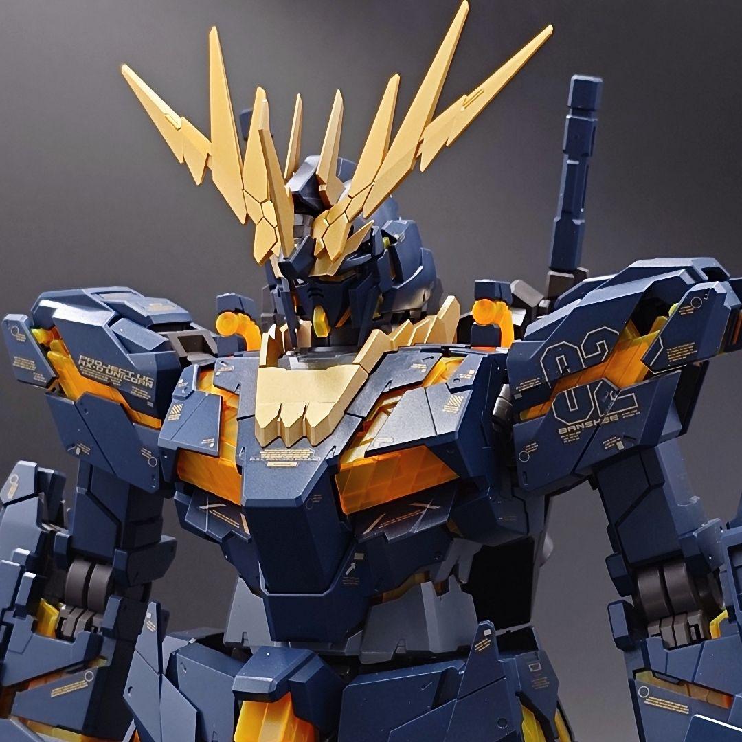 PG 1/60　バンシィ・ノルン　ガンプラ　部分塗装完成品 ガンプラ「PG 1/60 RX-0[N] ユニコーンガンダム2号機 バンシィ・ノルン