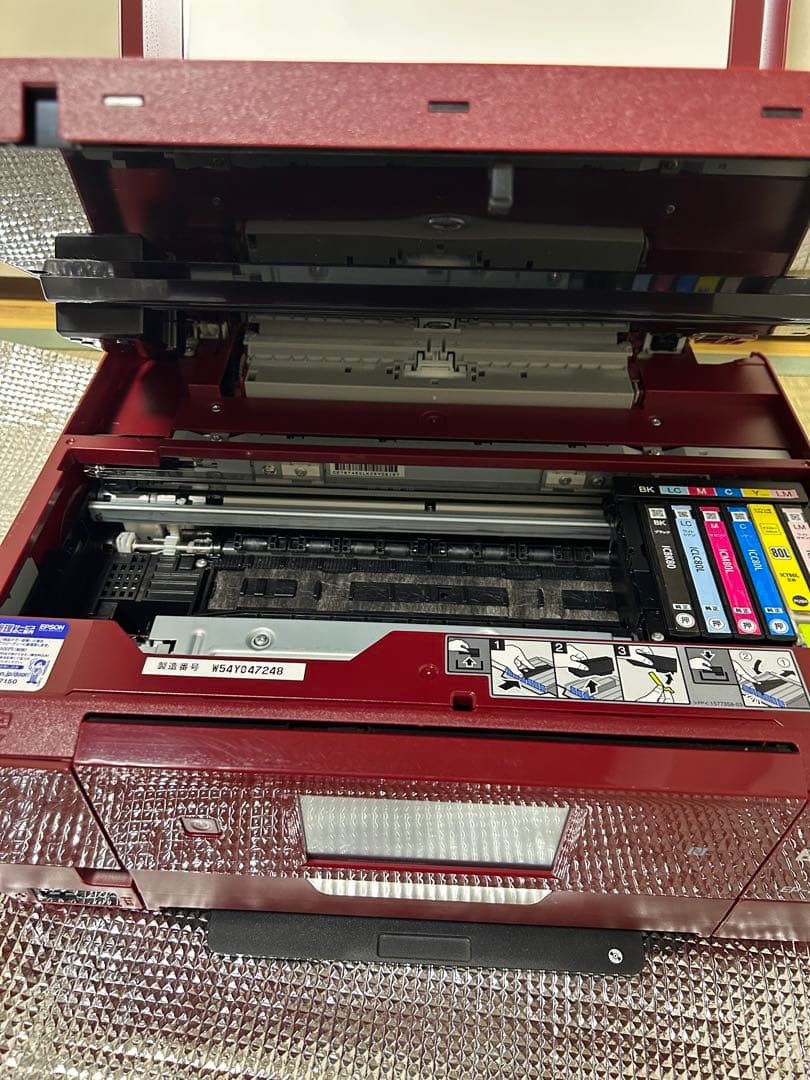 【ジャンク】EPSON　カラリオ　EP-808AR　レッド　エプソン　プリンター
