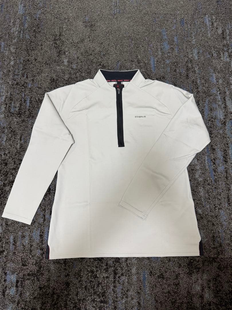 メンズウェア BRIEFING MS LS HALF ZIP SHIRT L ブリーフィング ゴルフウェア 長袖シャツ 秋 冬 MS BACK LOGO LINE LS