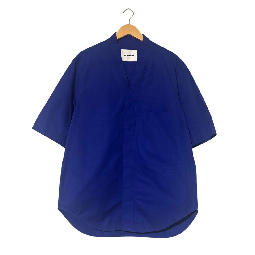 美品 20SS JIL SANDER KIMONO シャツ ジルサンダー ブルー - メルカリ