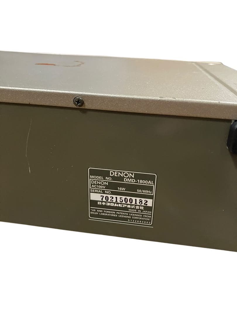 DENON DMD-1800AL MDレコーダー デノン
