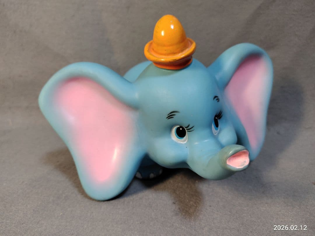 昭和レトロ 1960年代 ディズニー ダンボ ソフビ 日本製 中嶋製作所 中嶋製作所 ディズニー ダンボ ソフビ ラバー スクイーク ドール
