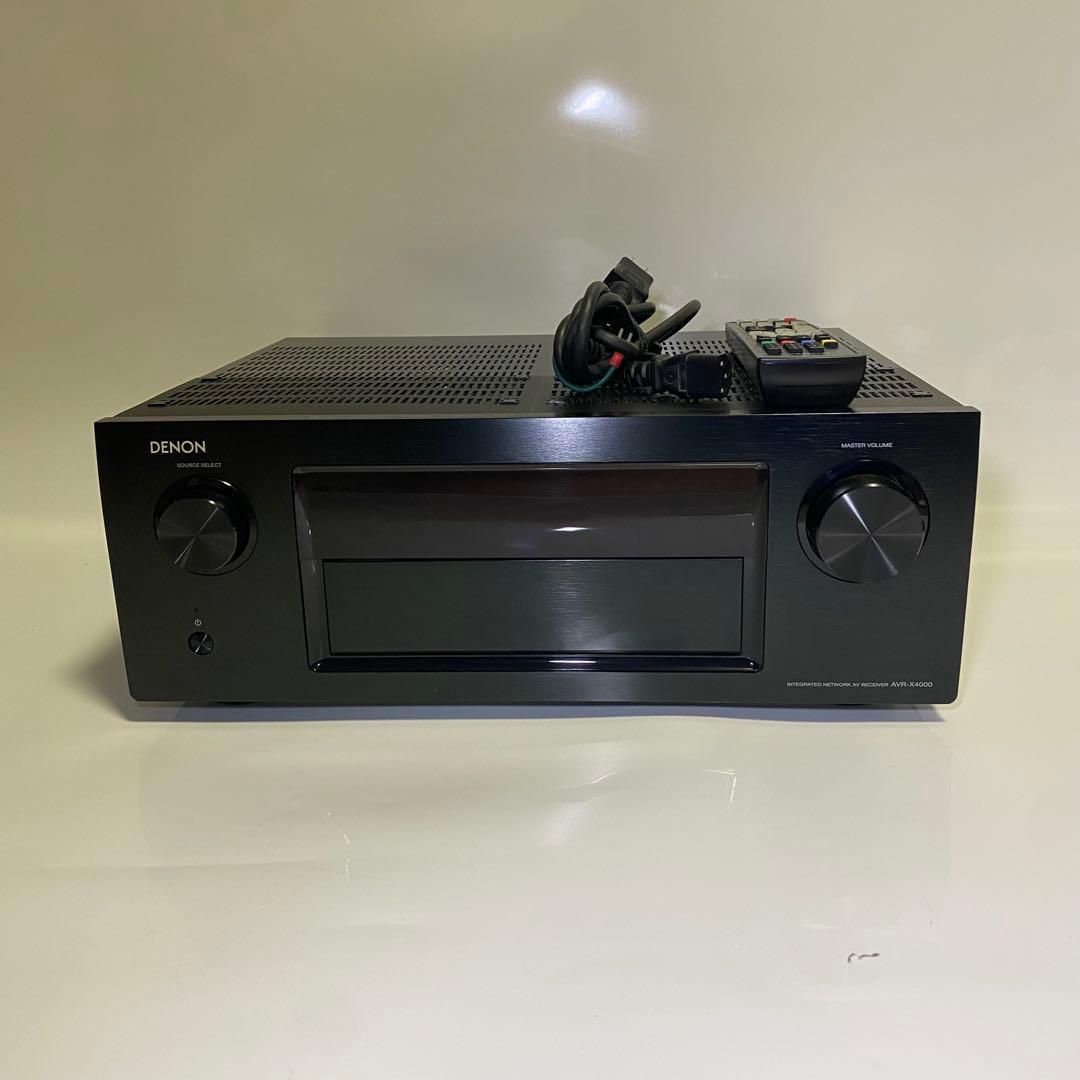【極美品】DENON デノン AVR-X4000 AVアンプ サラウンドレシーバ