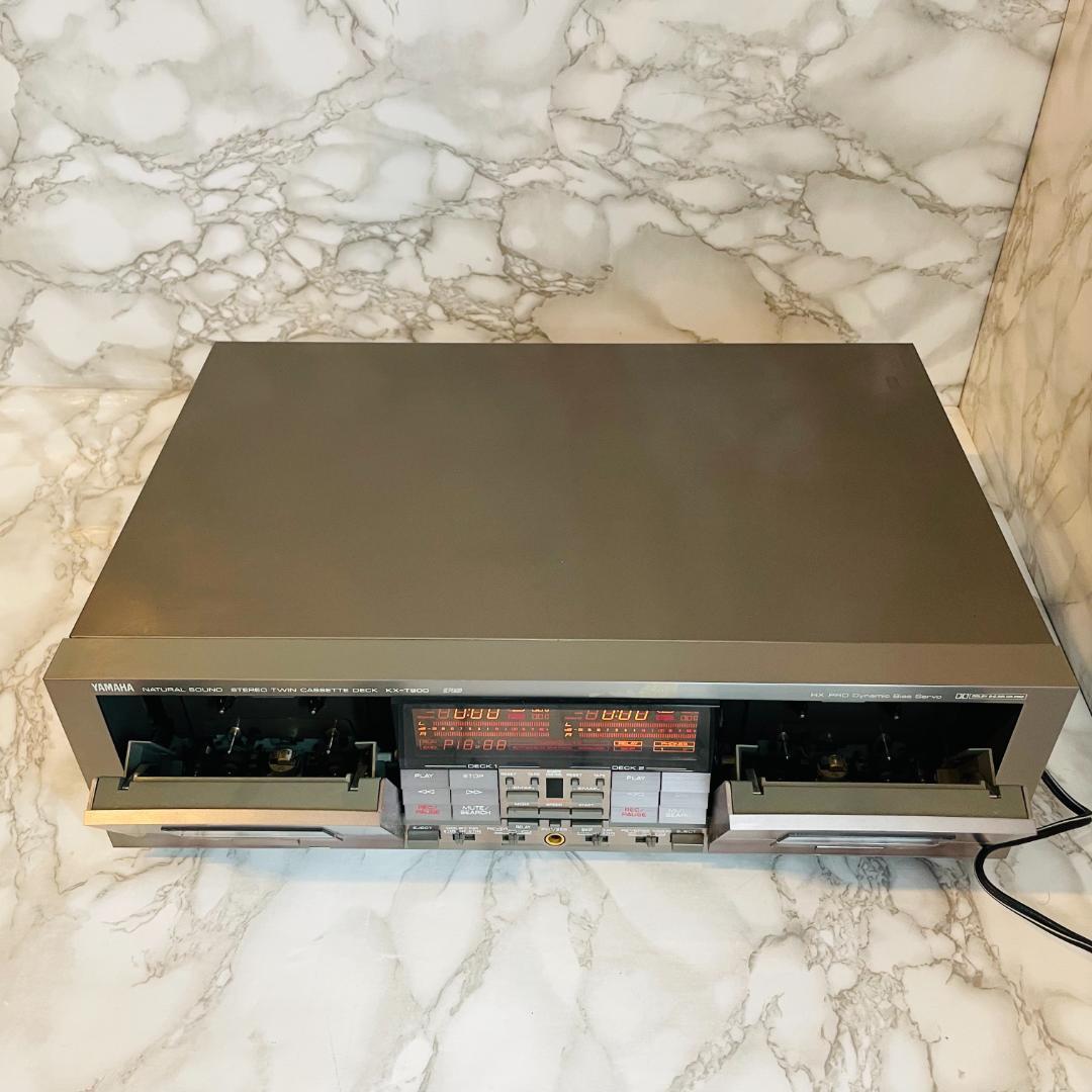 YAMAHA ツインリバースカセットデッキ KX-T900 チタンカラー