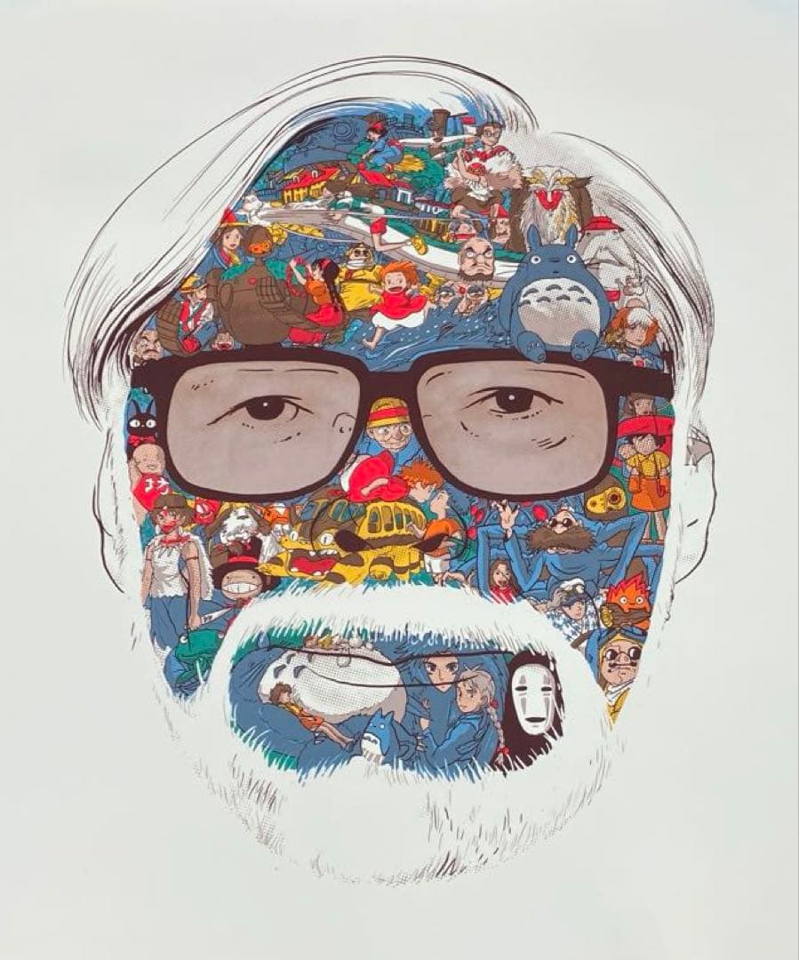 宮崎駿　ジブリ作品　版画　シルクスクリーン 宮﨑駿監督の初公開自筆画を多数収録！ スタジオジブリ責任編集『宮﨑