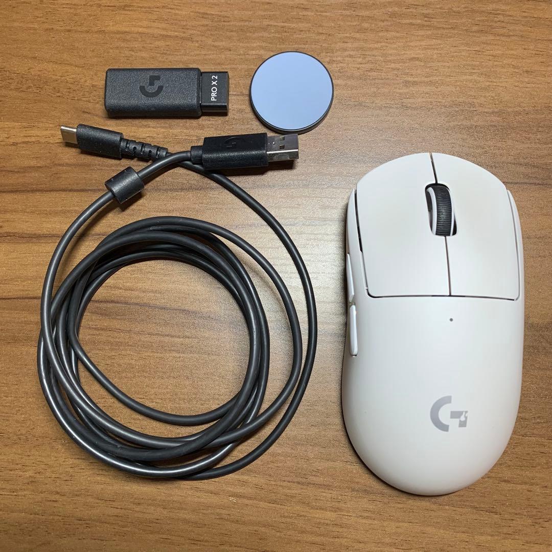 マウス・トラックボール Logicool G PRO X SUPERLIGHT2 WHITE Logitech G PRO X SUPERLIGHT 2 4K Wireless Gaming Mouse - White