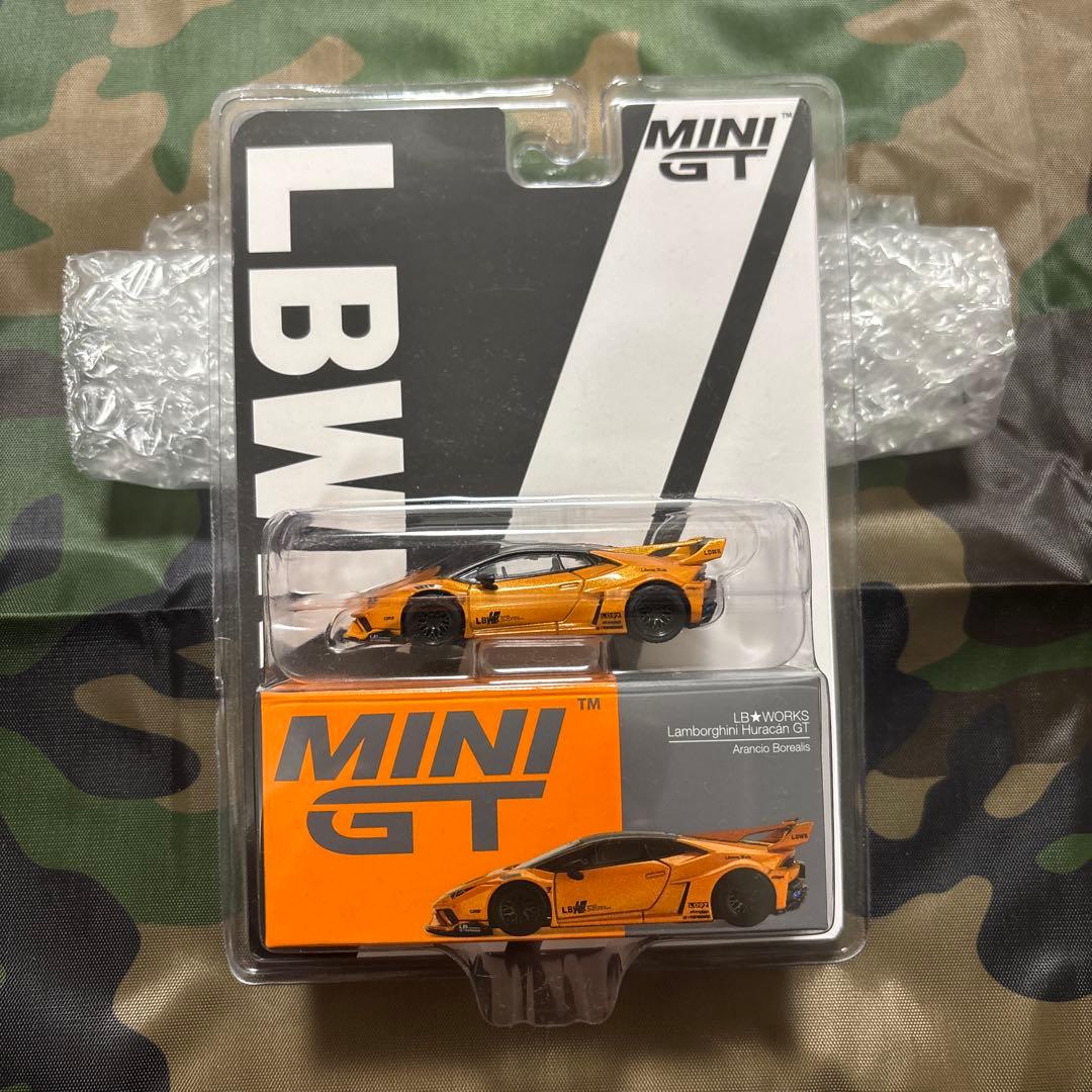 MiNiGT 355 LBWORKS ランボルギーニウラカン　オレンジ Mini GT 1:64 LB WORKS Lamborghini Huracán GT Arancio Borealis #355