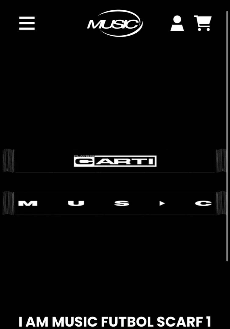 Playboi Carti フットボールスカーフ Playboi Carti フットボールスカーフ Playboi Carti フットボール