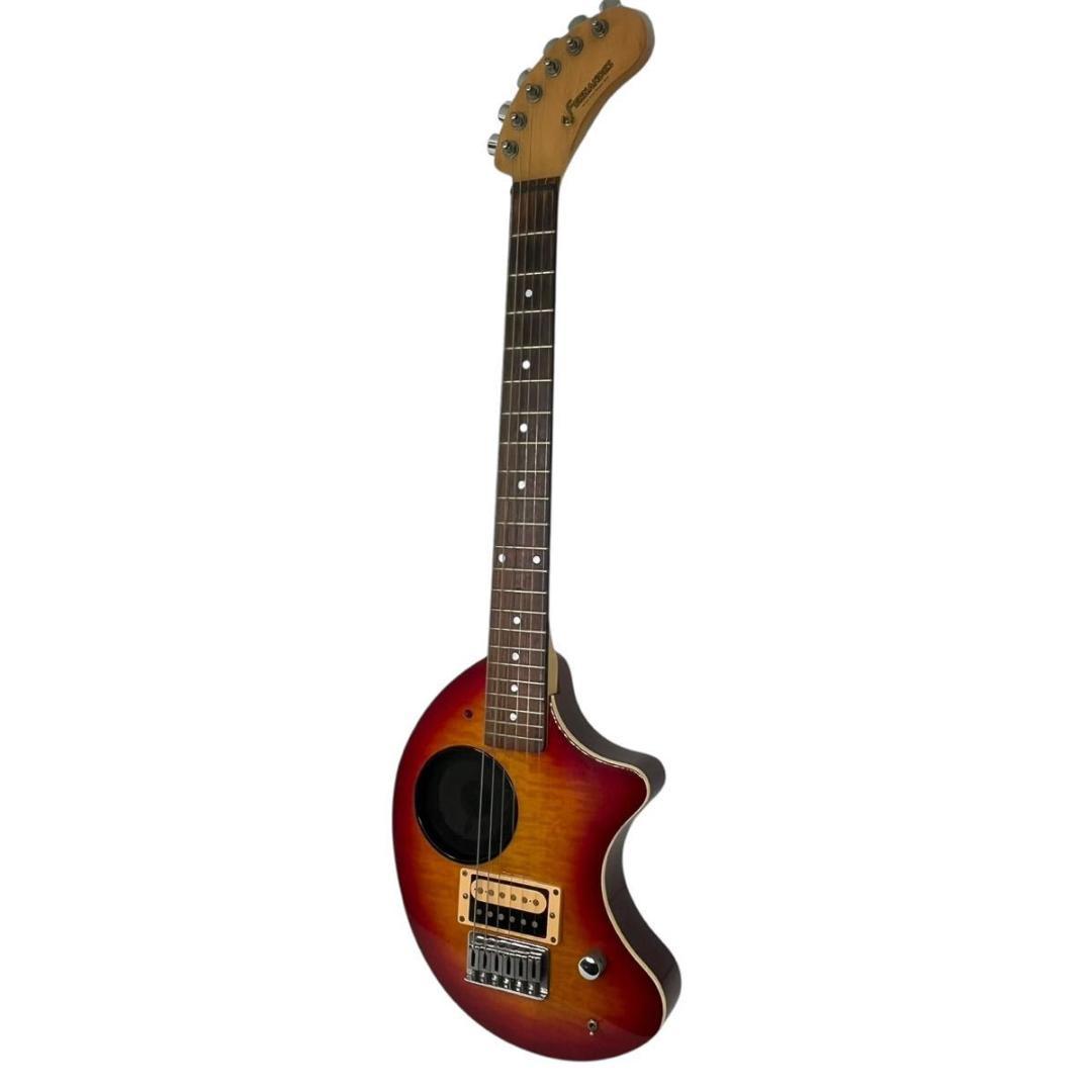 【美品】FERNANDES ZO-3 アンプ内蔵ミニギター ギター FERNANDES ZO-3 PINK ZO3ミニギター ピンク(フェルナンデス アンプ内蔵