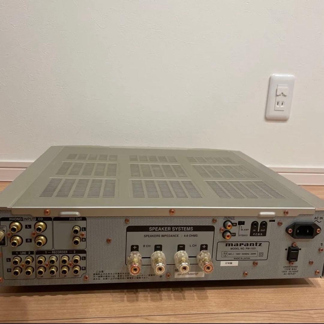 【ジャンク】marantz PM-15S1 アンプ シルバー