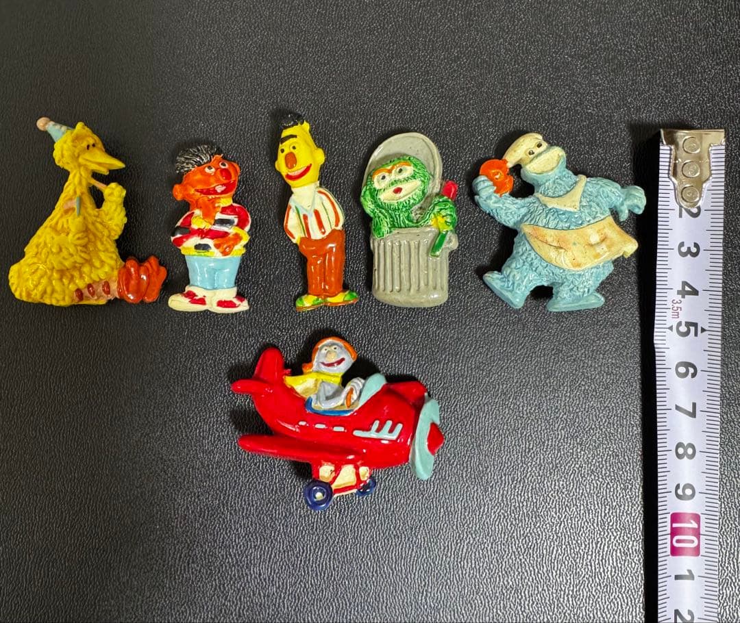 vintage セサミストリート ブローチ バッジ 6個セット デッドストック