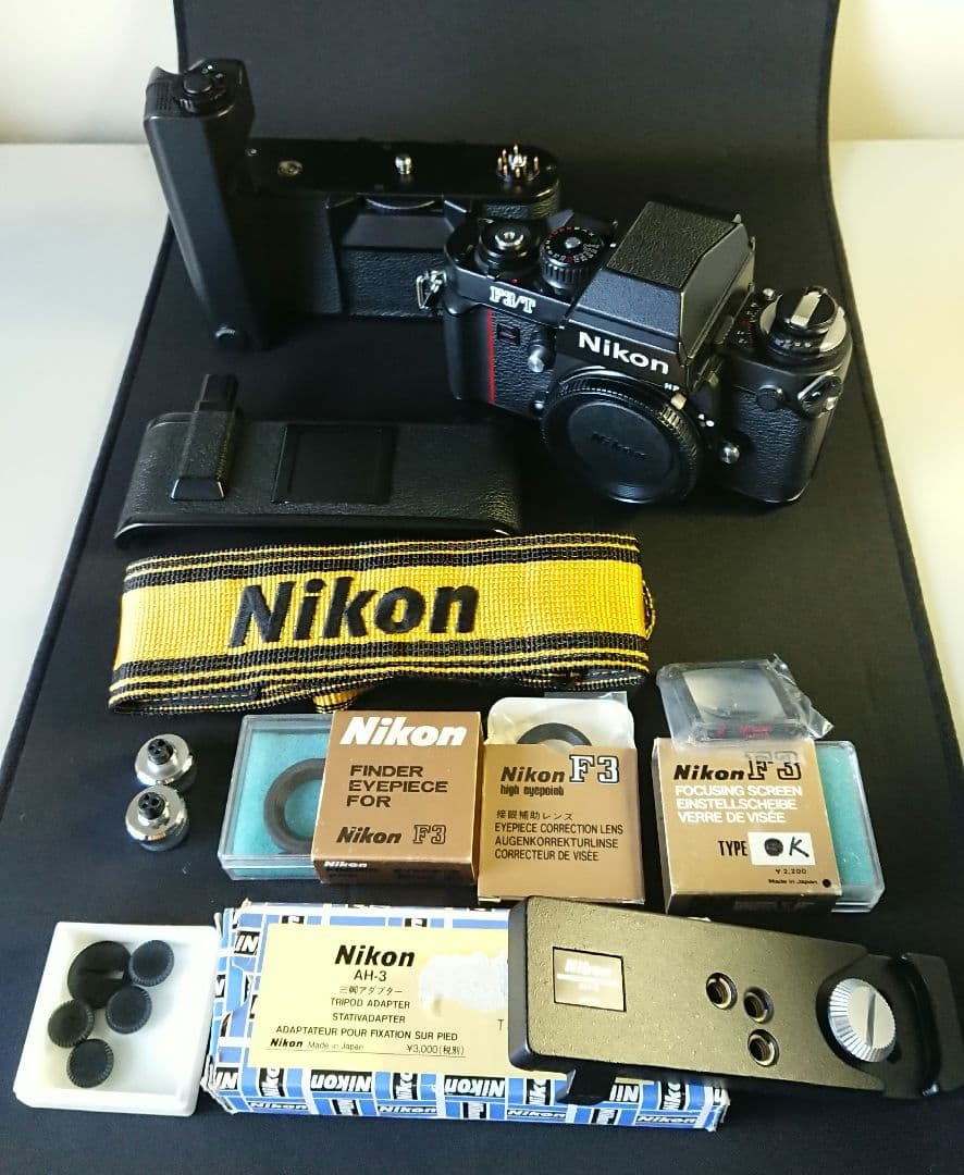Nikon F3/T HP ＋ MD-4 (MF-6B AH-3等 多数OP) Nikon F3/T Camera with HP Finder and MD-4 Motor Drive | Blue Moon