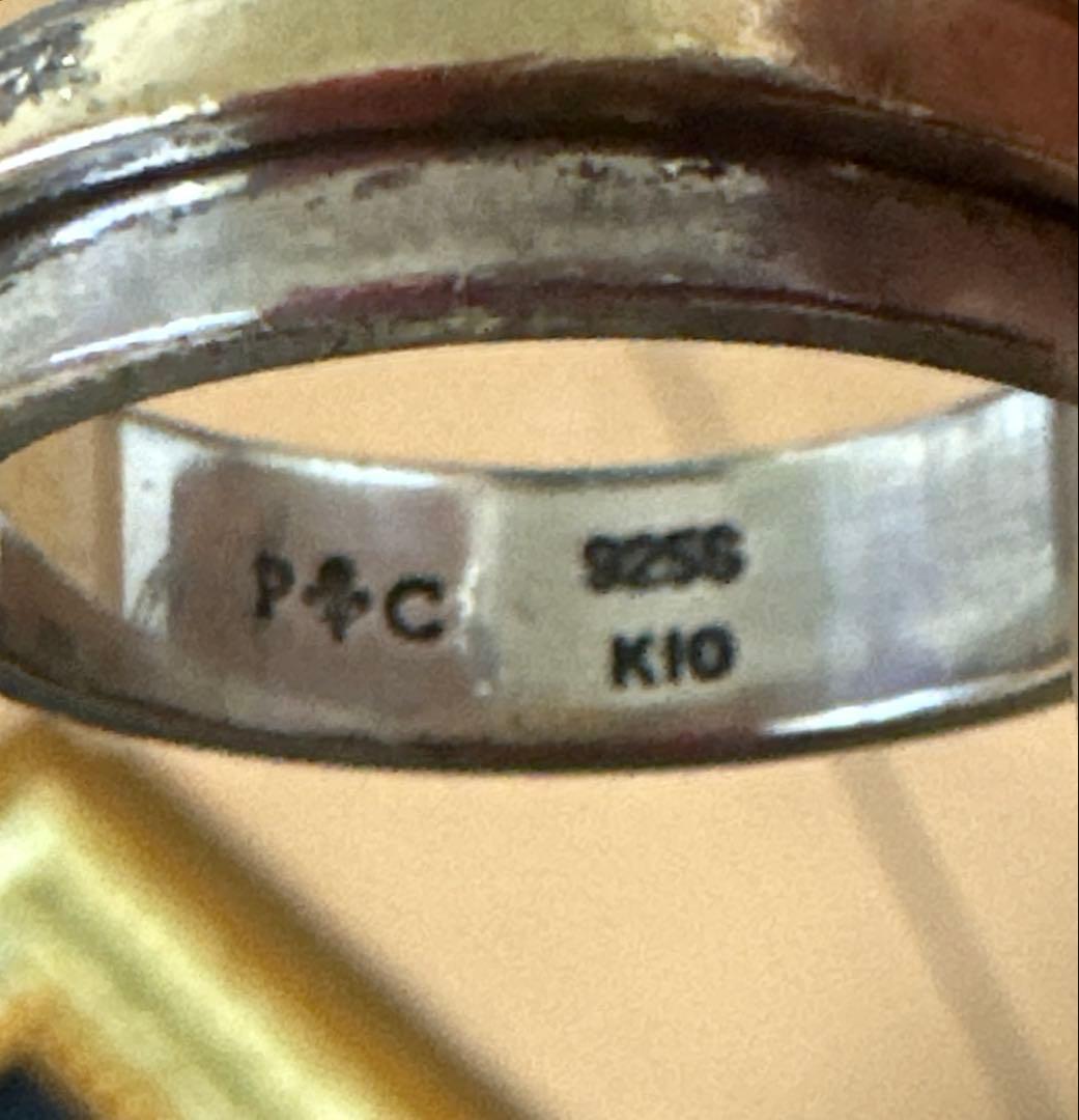 PATRICK COX K10×SILVER925 コンビリング - メルカリ