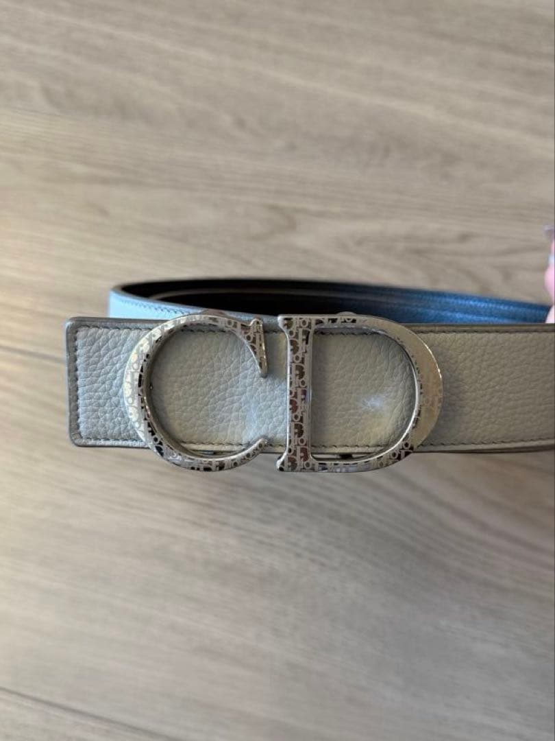 【美品】ラコカコ様DIOR リバーシブル ベルト Christian Dior（クリスチャン・ディオール） ベルト リバーシブル