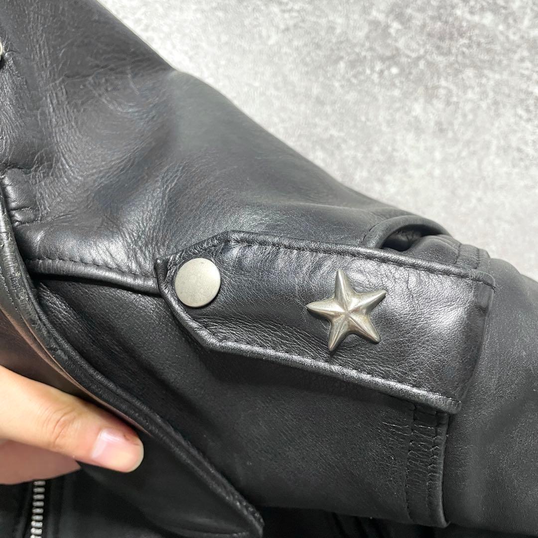 Schott 613XX ワンスター ダブルレザージャケット サボテンタグ