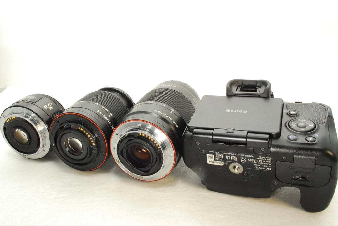 SONY α65 ❤️スマホ転送　トリプルレンズ　高速連写　一眼レフ