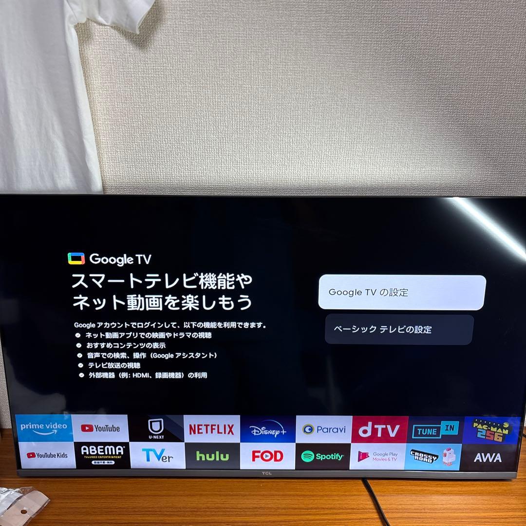 40S5401 2023年製　TCL 40インチ　液晶テレビ モニター Amazon | TCL テレビ 40V型 ネット動画対応 Google TV フル