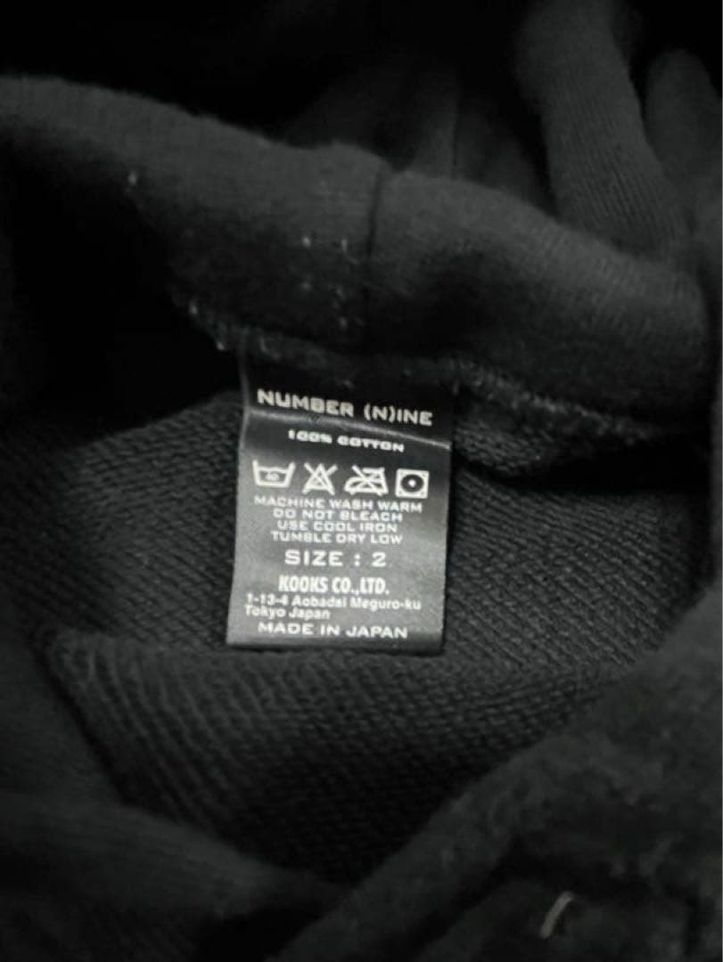 ナンバーナイン ミッキーマウス スウェットパーカー NUMBER(N)INE 2