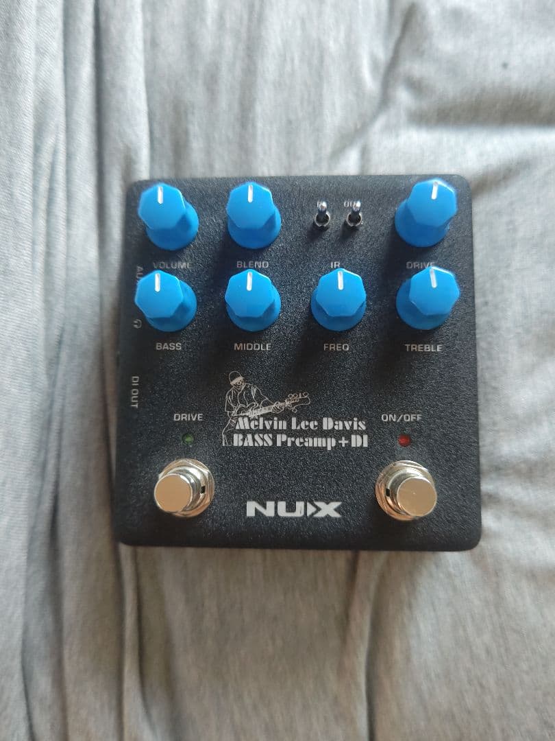 ベース NUX Melvin Lee Davis BASS Preamp +DI NUX Melvin Lee Davis Bass Preamp + DI NBP-5 — L.A. Music