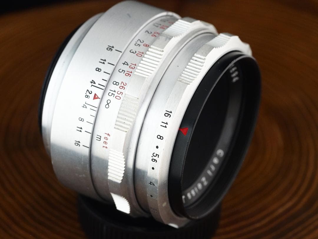 M42 CARL ZEISS JENA TESSAR 2.8/50 シルバー