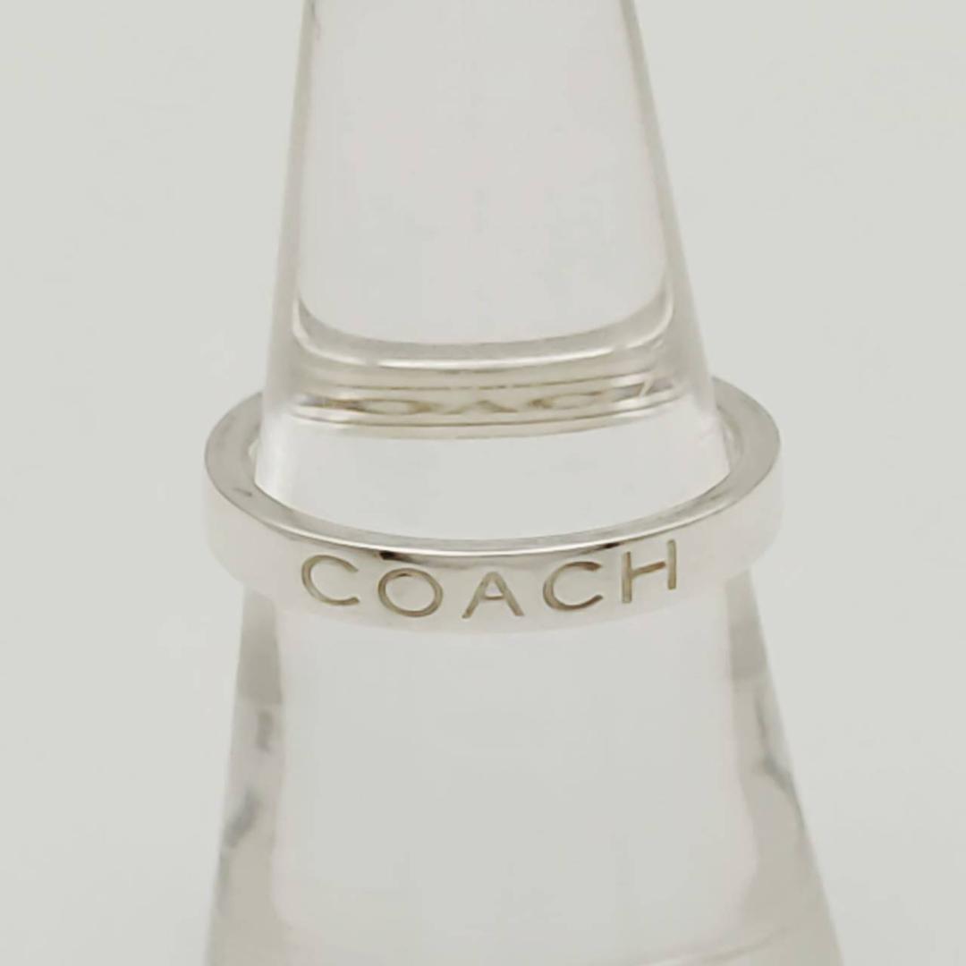 極美品】✨コーチ リング14.5号 ロゴ ノーツ シルバー COACH 指輪