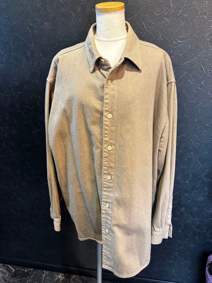 【美品】AURALEE ボタニカルダイ サベージ デニム シャツ　サイズ5 中古・古着通販】AURALEE (オーラリー) ボタニカルダイサベージデニム