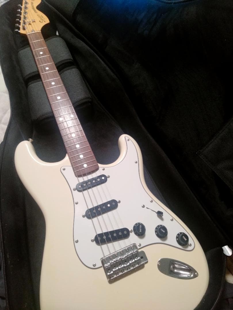 美品 JVシリアル アッシュ Squier Japan Stratocaster 1983 Squier by Fender JV Stratocaster '72 Vintage Reissue CST-55 Pearl