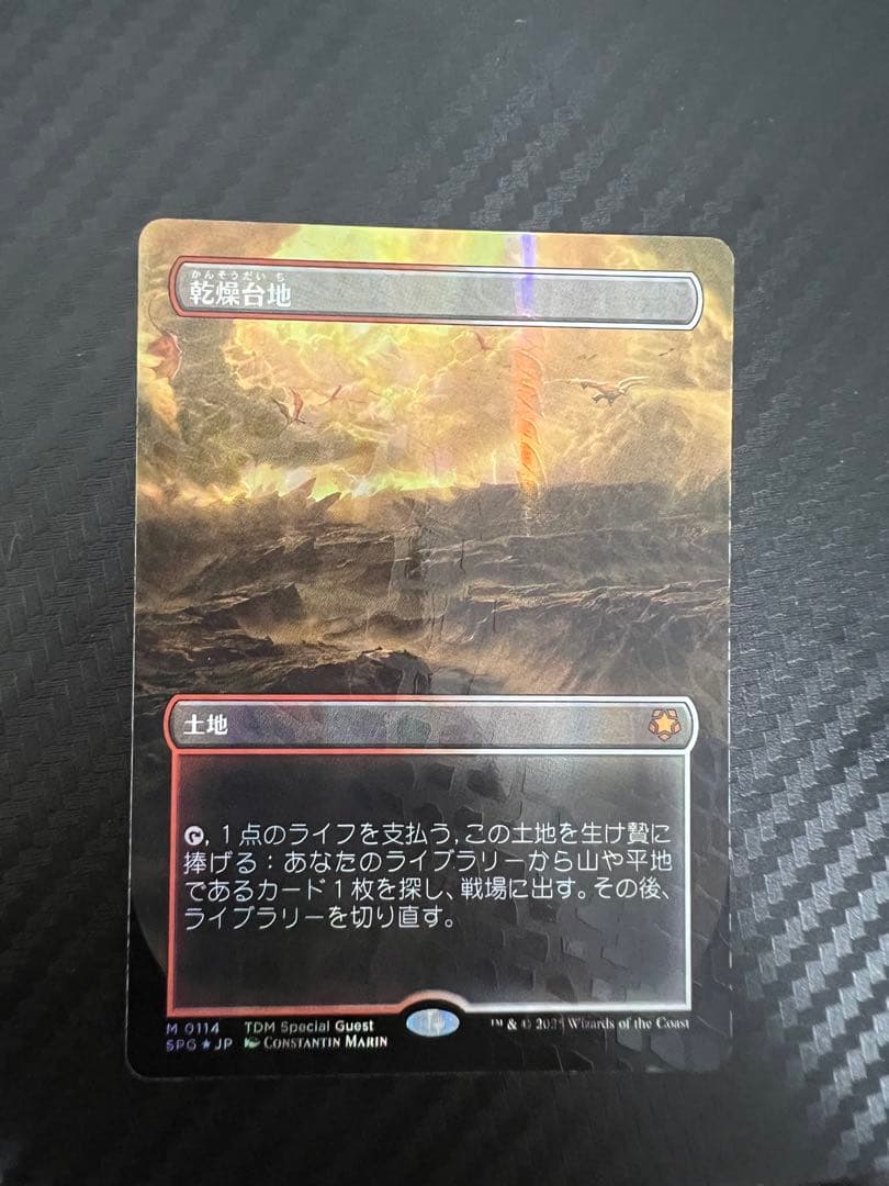 乾燥台地 ドラゴンスケイル foil spg スペシャルゲスト mtg EX+](ドラゴンスケイルFOIL)乾燥台地/Arid Mesa《日本語》【SPG】