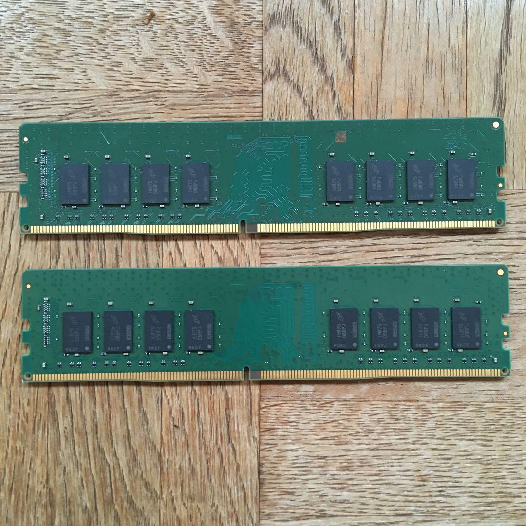 Crucial 32GB DDR4 2666MHz 16G ２枚組