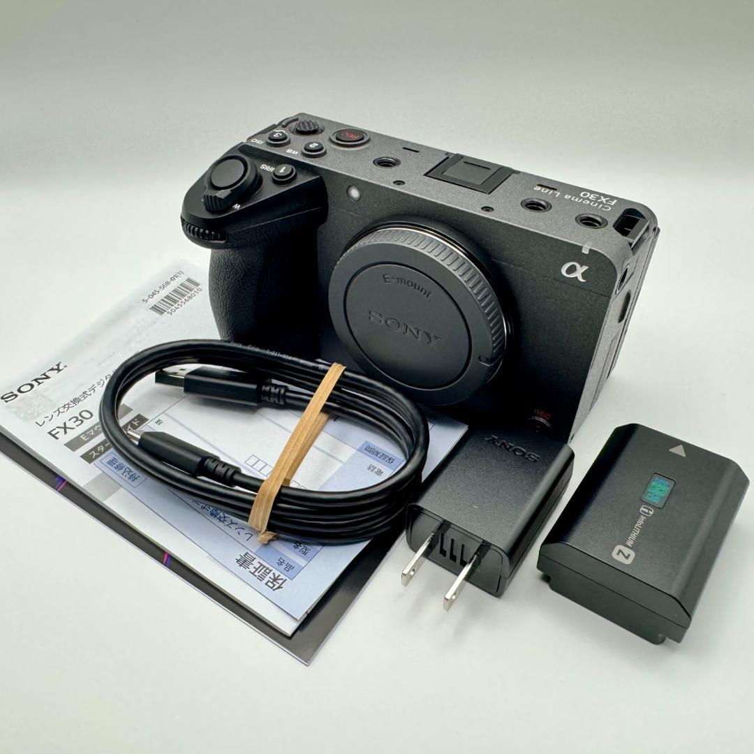 ビデオカメラ SONY FX30 ILME-FX30B Cinema Line カメラ FX30 ILME-FX30B [ボディ単体] SONY｜ソニー 通販