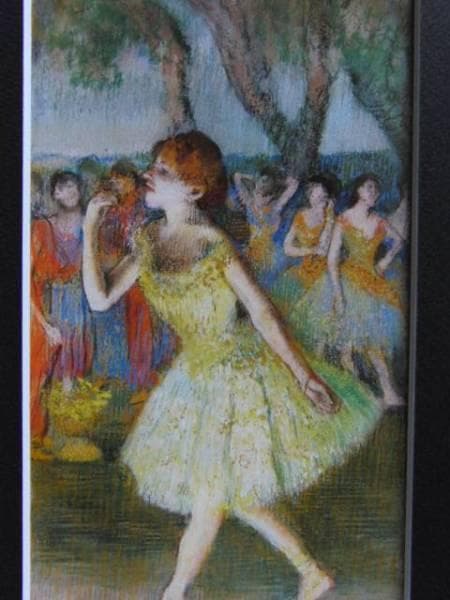 エドガー・ドガ、「DANSEUSE JAUNE」、海外版超希少レゾネ、新品額付 odb03601.jpg