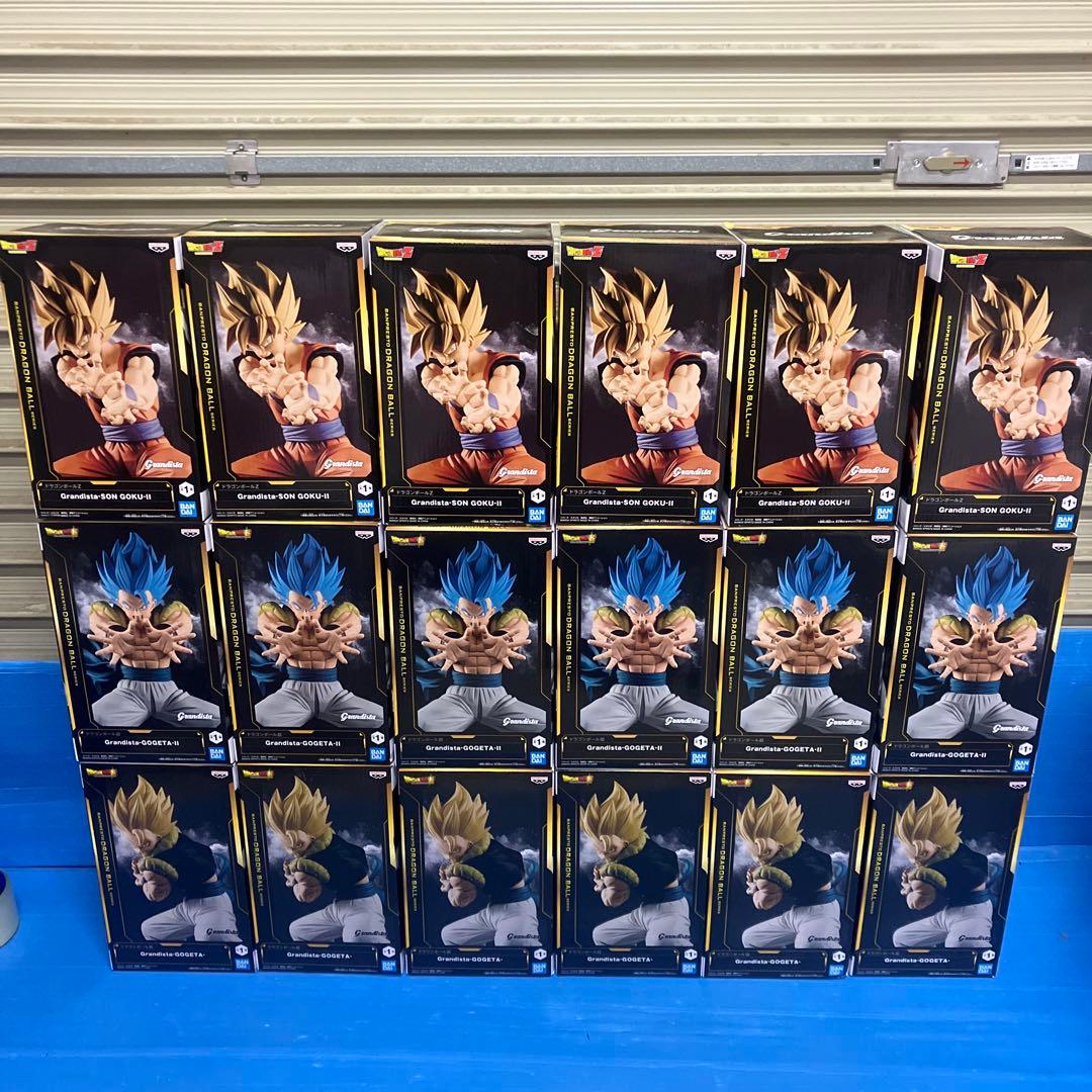 グランディスタ 孫悟空　ルフィ ゴジータ 18点セット ドラゴンボール grandistaディスプレイ part.2 #dragonball