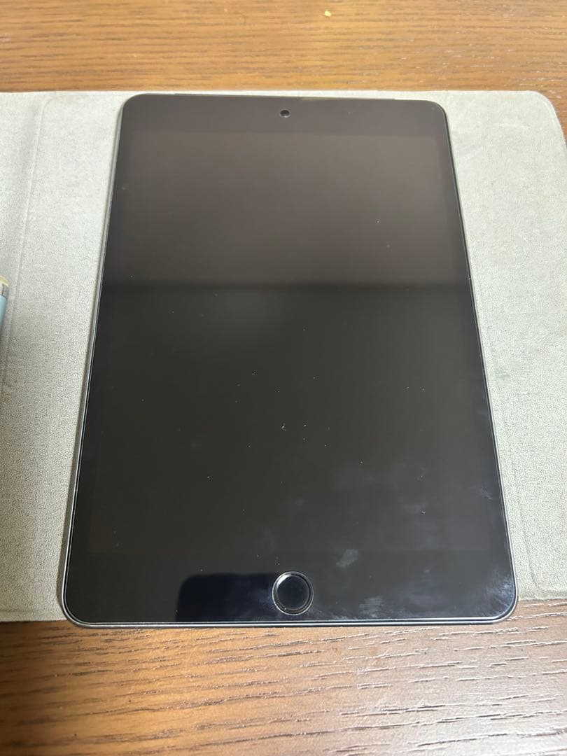 Apple iPad mini4 スペースグレー 本体　ケース・タッチペン ipad mini4 ケース ipadMini4 カバー 3点セット タッチペン 保護