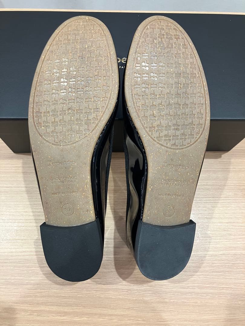 repetto レペット 新品未使用 定番 ブラック 黒 サイズ 24.7cm