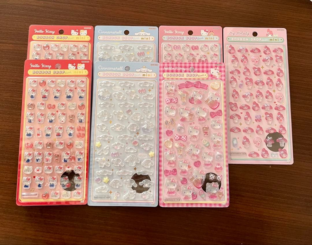 【正規品】サンリオ ボンボンドロップシール サンスター文具 正規品 ボンボンドロップシール mini サンリオ シール