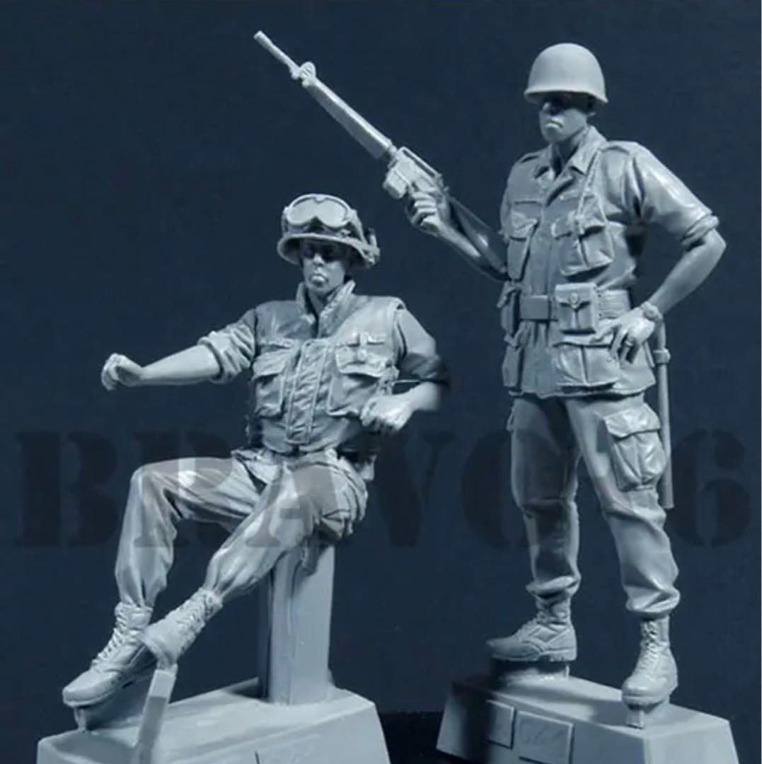 1：35 ベトナム戦争 アメリカ軍 憲兵2体 - メルカリ