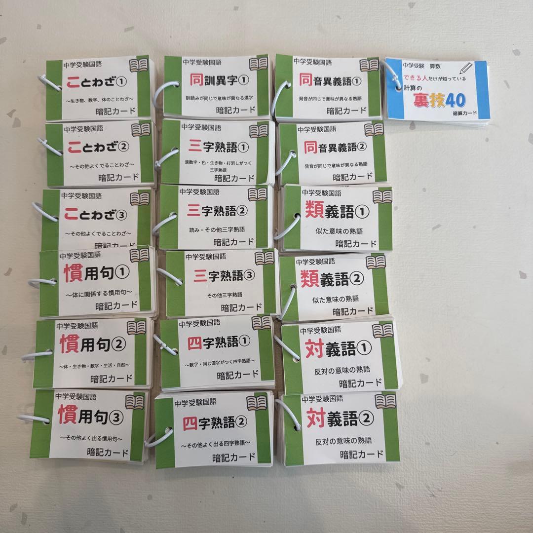暗記カード　まとめ売り　中学受験 中学受験シリーズ マグネットカード【暗記らくらく！都道府県カード