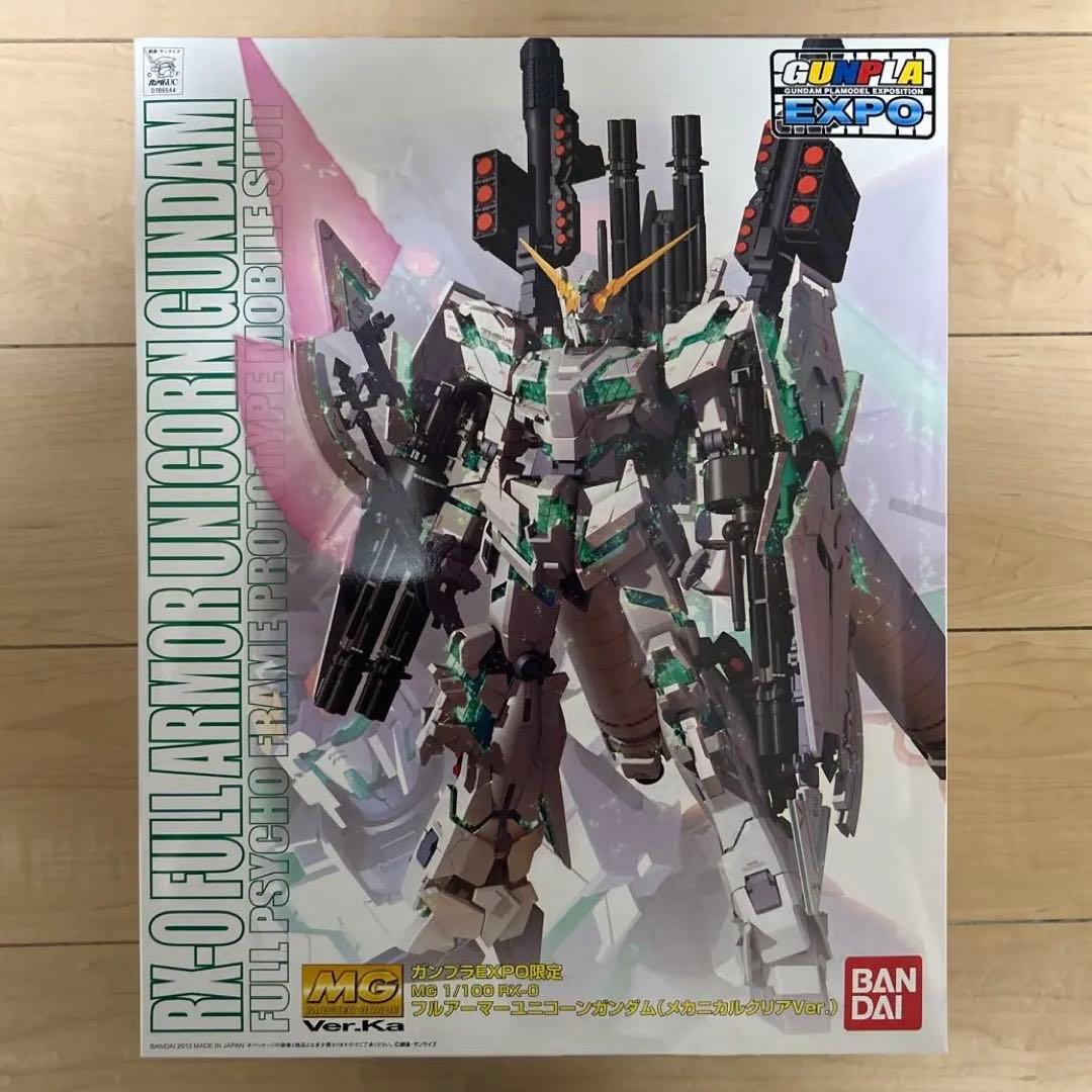 ガンプラ MG フルアーマーユニコーンガンダム メカニカルクリア EXPO