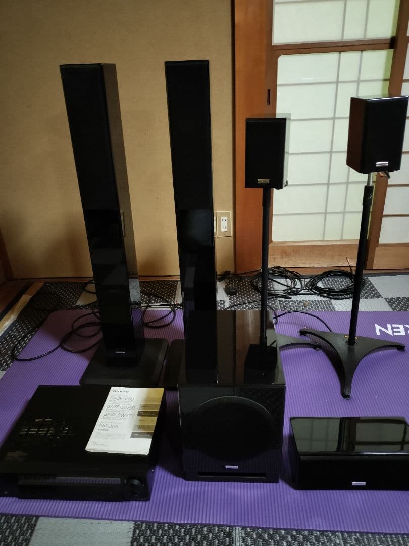 ONKYO 5.1chサラウンドシステム一式　手渡しのみ