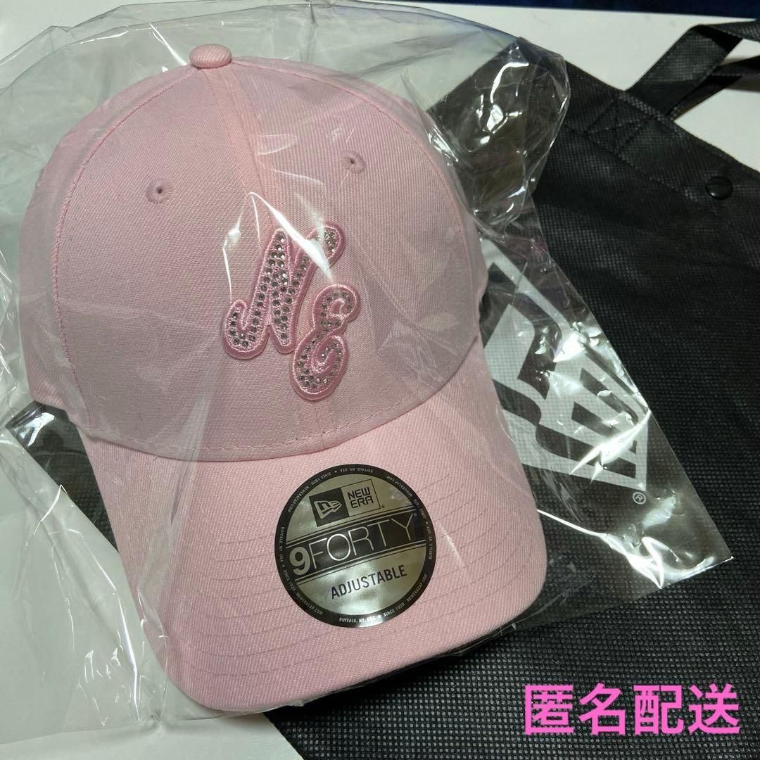 ニューエラ　9FORTYRHINESTONE クラッシックロゴ　ピンク 9FORTY Rhinestone ラインストーン クラシックロゴ ピンク