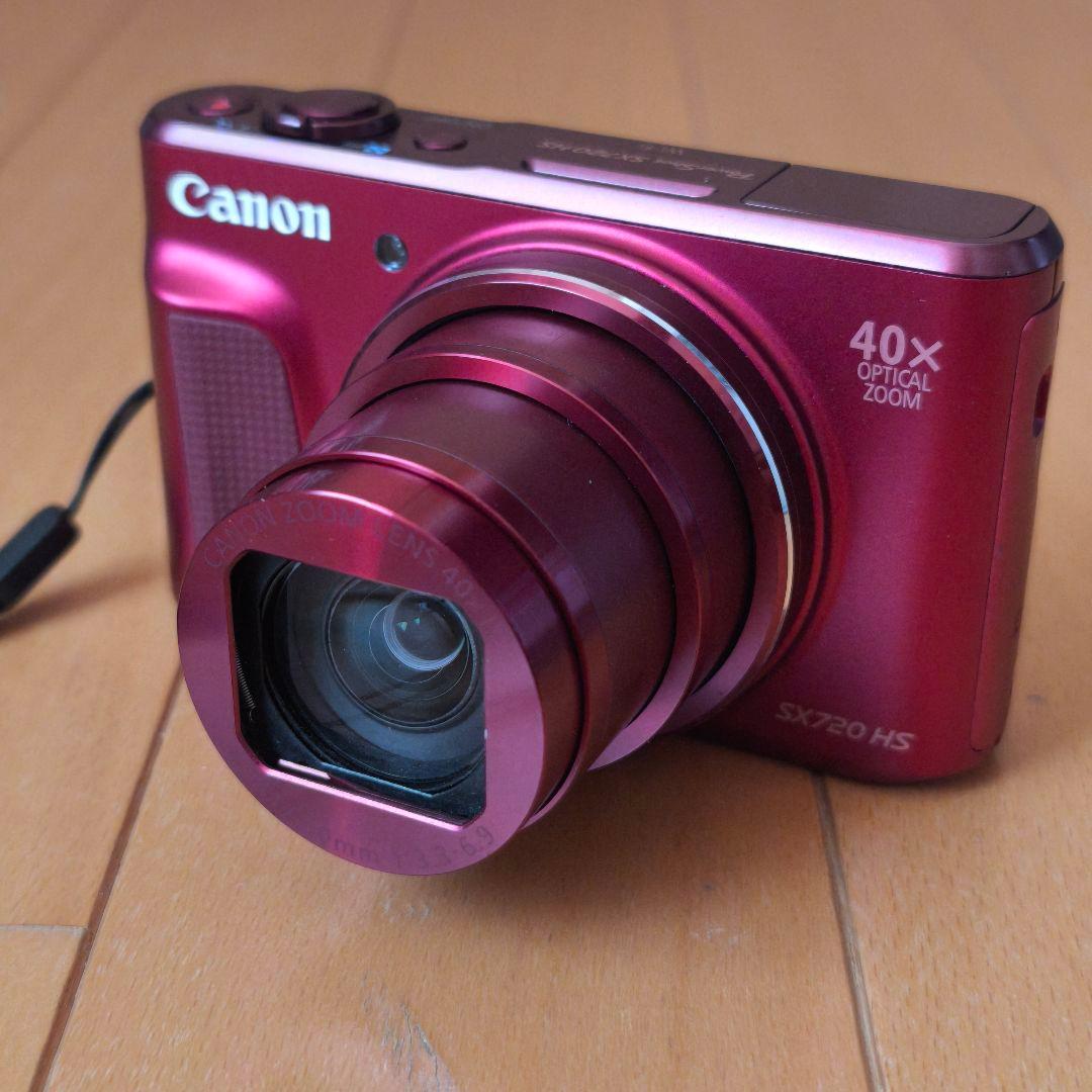 お盆セール最終日 Canon SX720 HS 赤 本体（動作品）動作確認済み