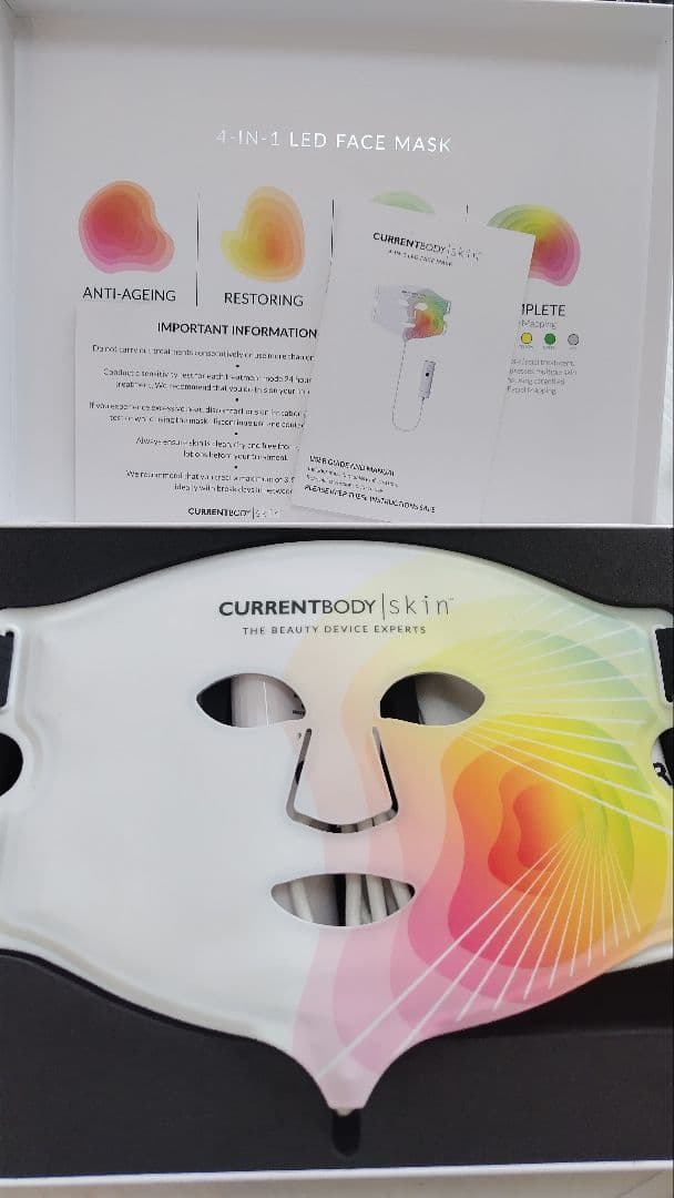 ボディ・フェイスケア CURRENTBODY 4-in-1 LED Face Mask Amazon.com : CurrentBody Skin LED 4-in-1 Mask | Zone Facial
