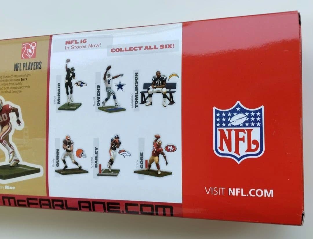 未開封品)マクファーレンNFL 49ersフィギュア 3-Pack モンタナ他