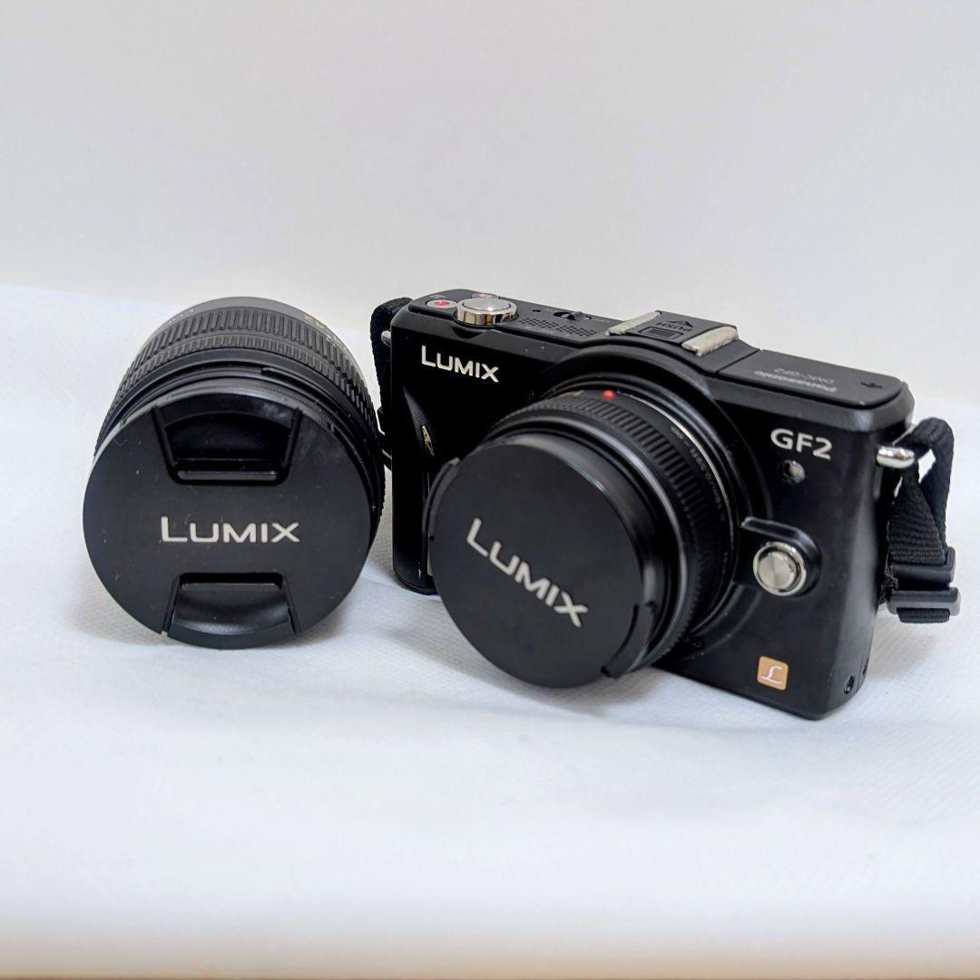 LUMIX DMC-GF2 黒 14-42mmダブルレンズセット パナソニック