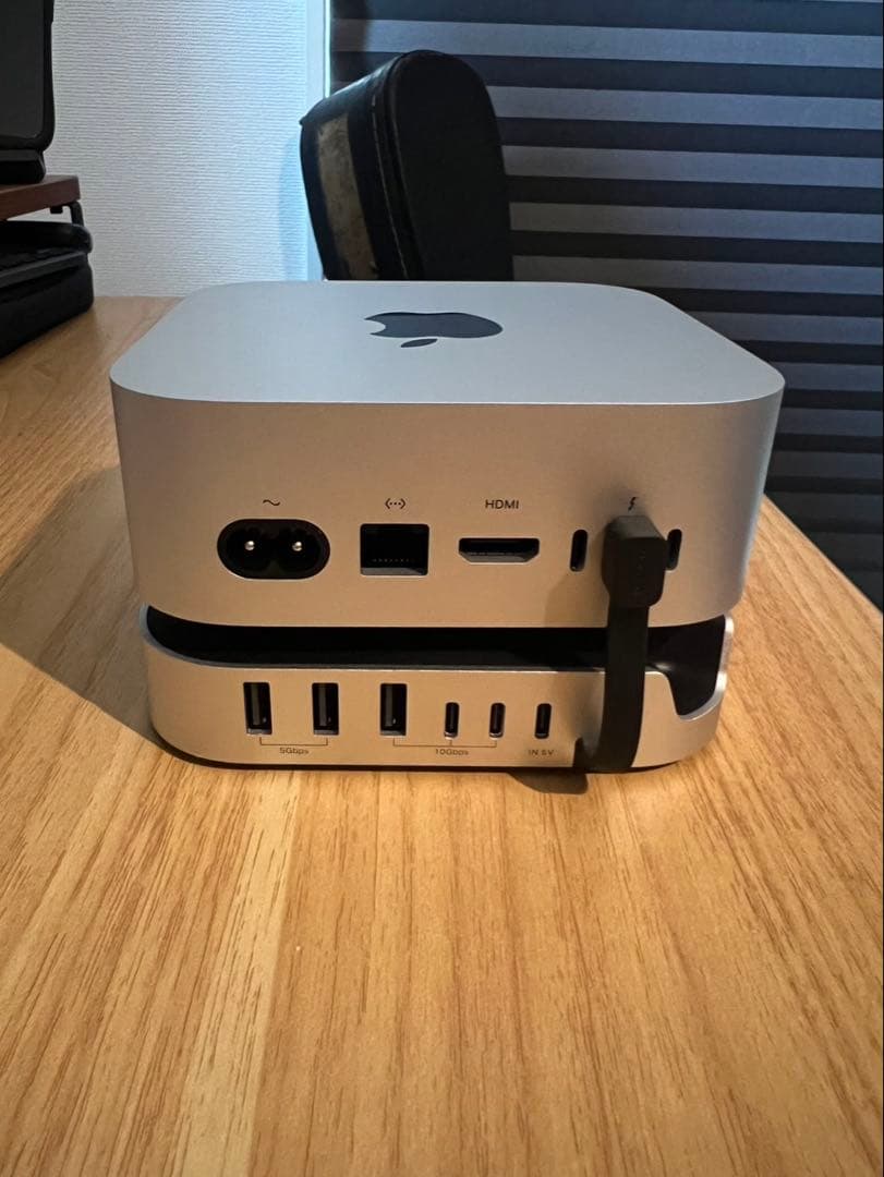 【超美品】Mac mini M4/16G/256GB 周辺機器セット Mac mini M4（10コアCPU/10コアGPU）シルバー MU9D3J/A [モニター無し