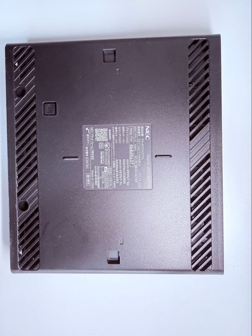 Aterm WX5400T6 Wi-Fiルーター（無線LAN親機）