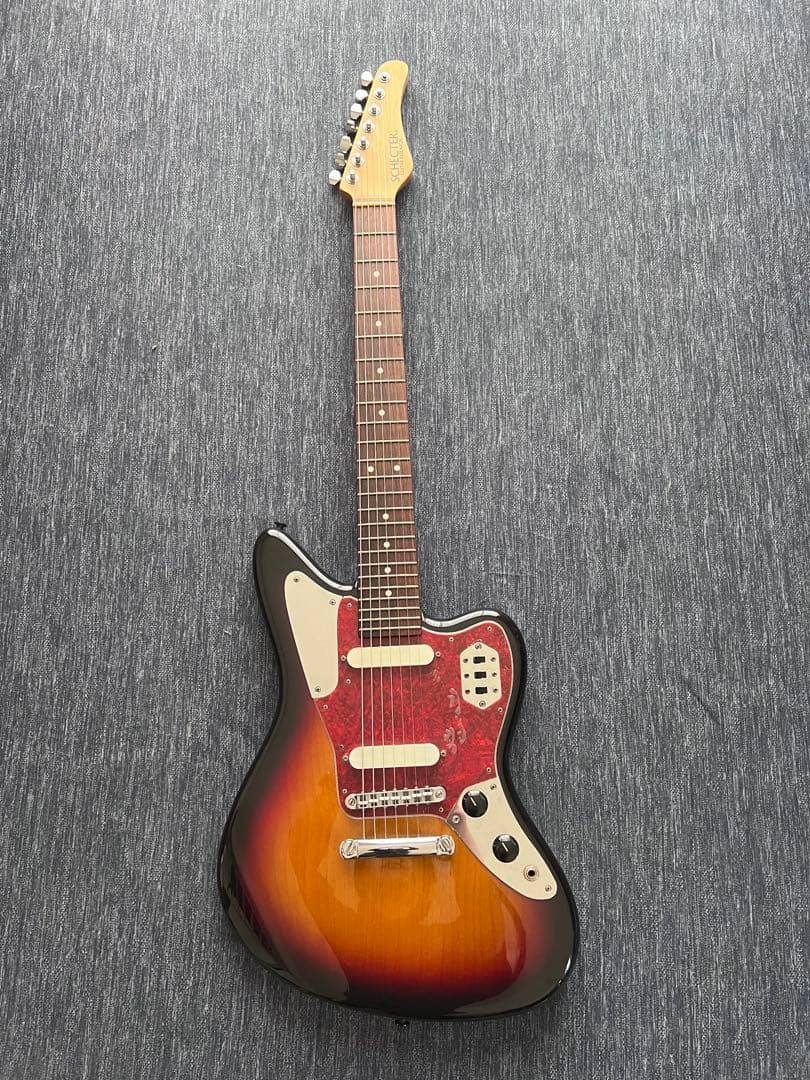 schecter AR-07 7弦 jaguar jazzmaster 日本製 SCHECTER シェクター AR-07 BLK / R 7弦ギター ジャガー ロング