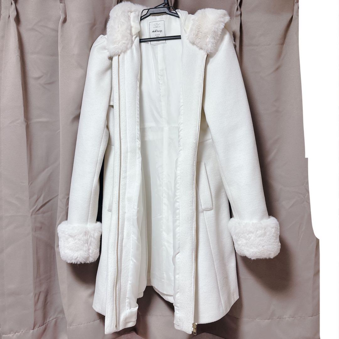 Ank Rouge ダッフルコート 白 Ank Rouge www.cosaga.com